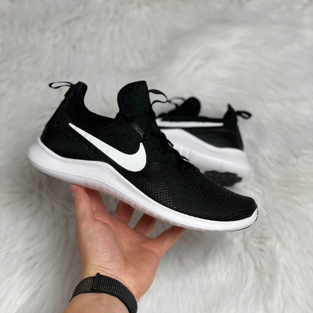 Nike Free TR8 Low Womens Running Training Shoes Black White 942888-001 NEW Multi